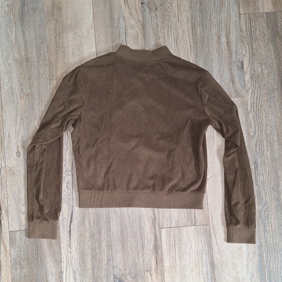 Suede green zip up - Picture 8 of 8